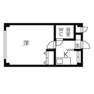 ローヤルハイツ南８条の間取り