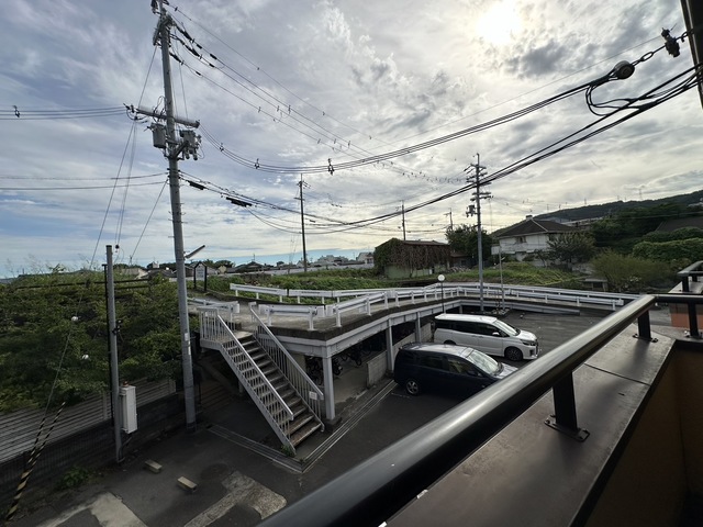 【三島郡島本町東大寺のアパートの眺望】