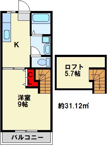 ショーンII B棟の間取り