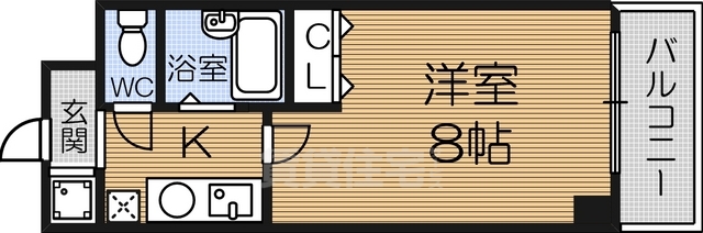 大阪市東成区大今里南のマンションの間取り