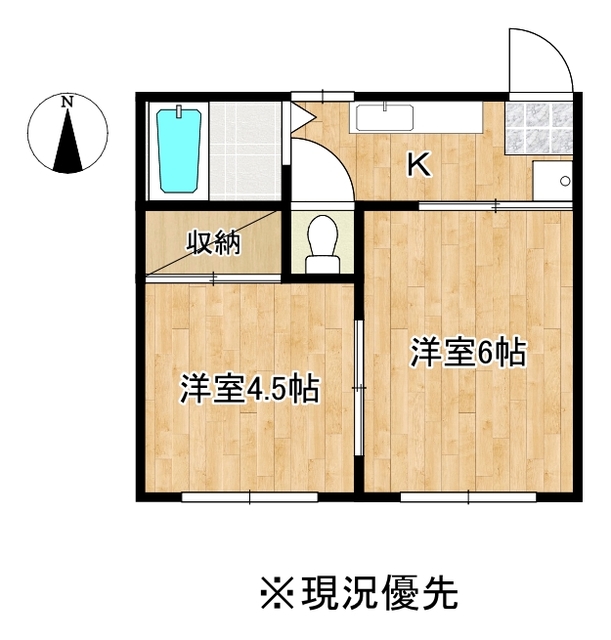 カフー鶴間の間取り