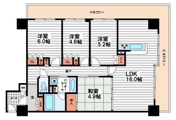 CITY SPIRE日本橋の間取り