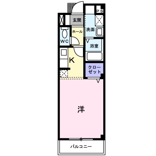 松江市東津田町のマンションの間取り