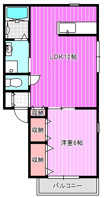 磯城郡田原本町大字新町のアパートの間取り