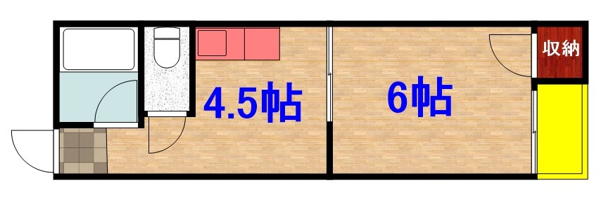 サンハイツの間取り