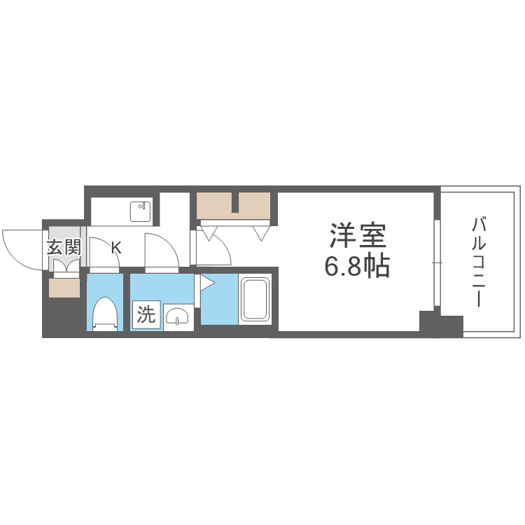 S-RESIDENCE東三国amanteの間取り