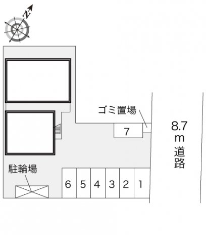 【レオパレスセルボのエントランス】