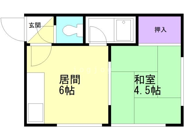 東札幌コーポラス千豊第１の間取り