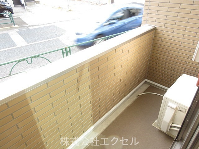 バルコニー　南向きです。