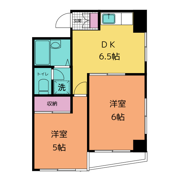 コート見花山の間取り