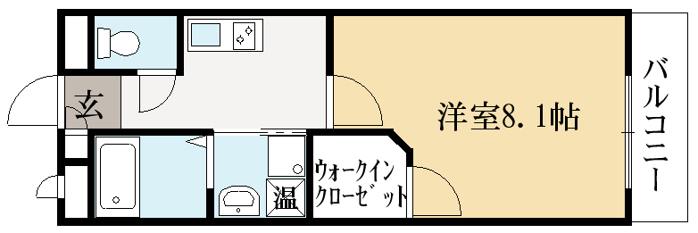 パルティール広野の間取り