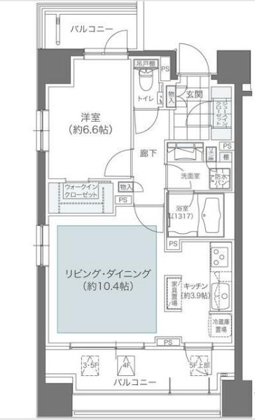 【メゾンカルム本郷の間取り】