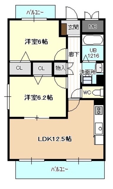 ライヒフロイデの間取り