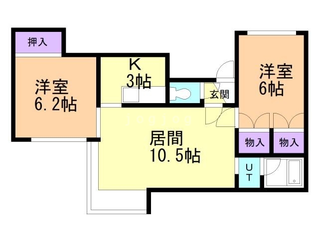 ラピス１・２の間取り