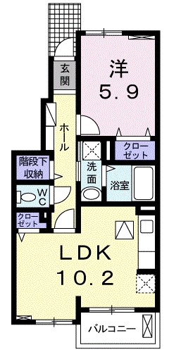 [家電付き] サリーレKIIの間取り