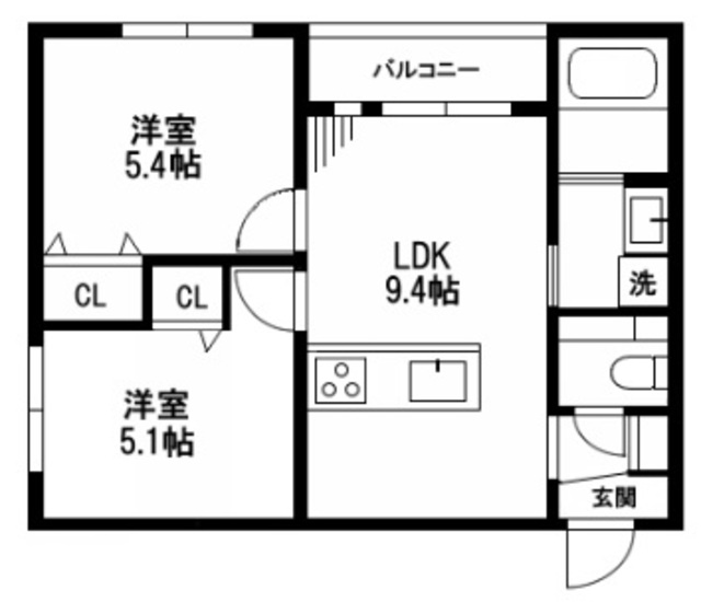 ミア流山の間取り