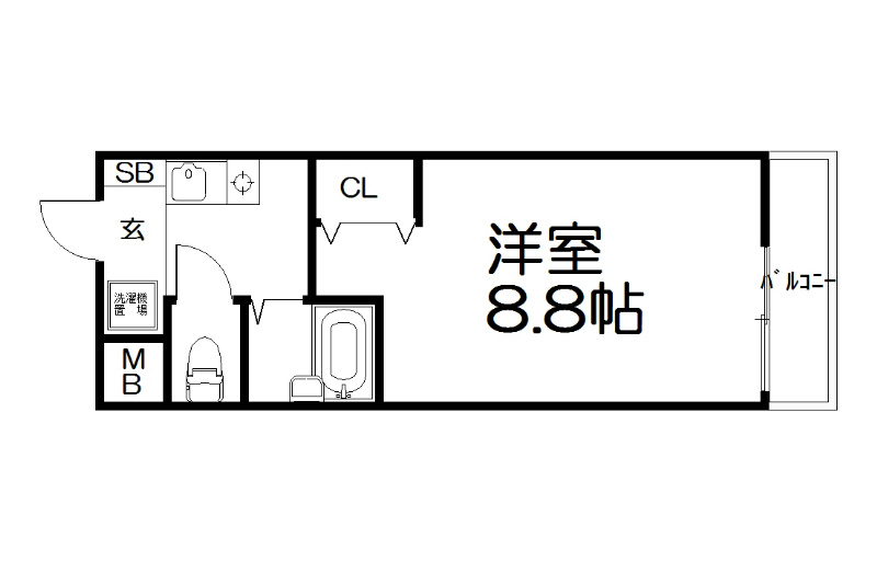 ハイツウエスティの間取り