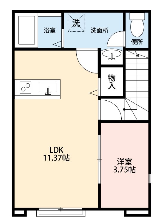 ローズガーデンCの間取り