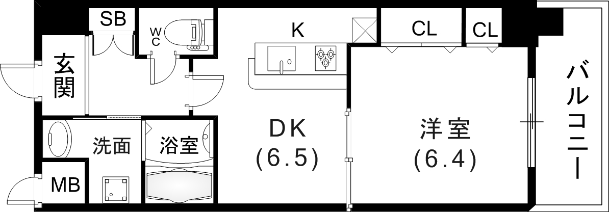 プレジール三ノ宮IIの間取り