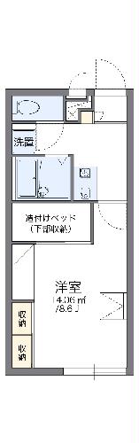 レオパレスフェリーチェ壱番館の間取り