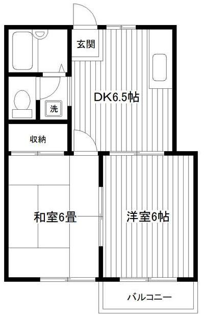 川崎市川崎区渡田のマンションの間取り