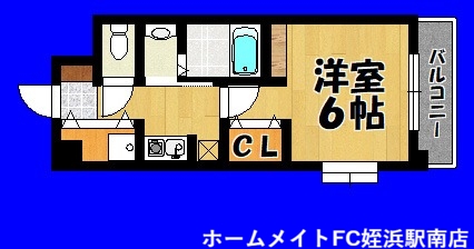 福岡市西区北原のマンションの間取り