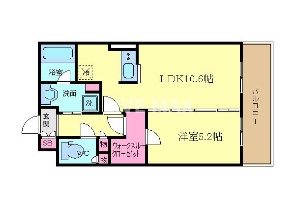 ベラジオ京都壬生WESTGATEの間取り