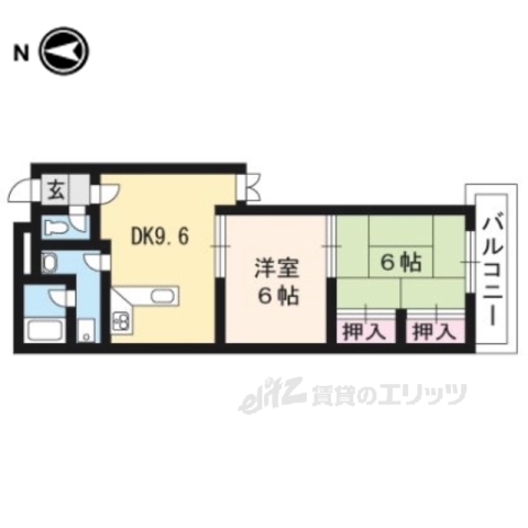 シャルル大津の間取り