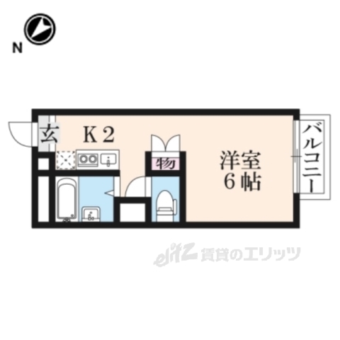 レオパレストミタ2の間取り写真