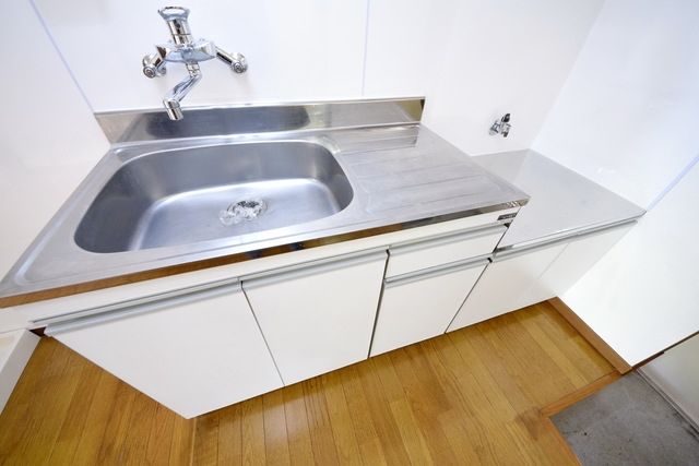 キッチン　2口ガスコンロ設置可