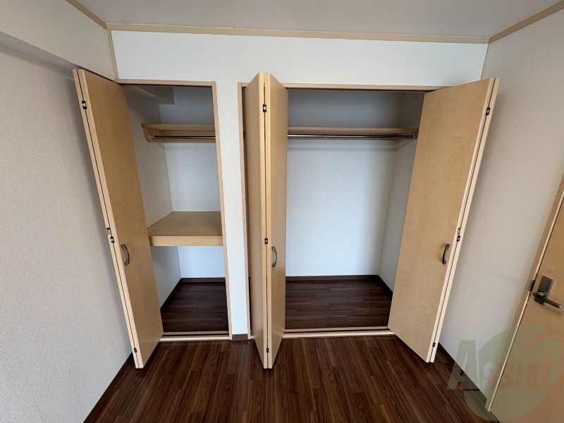 収納　収納もバッチリあるのでお部屋が片付きますよ！