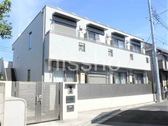 建物外観　コンビニ徒歩３分！２階建鉄骨ＡＬＣ造アパート！
