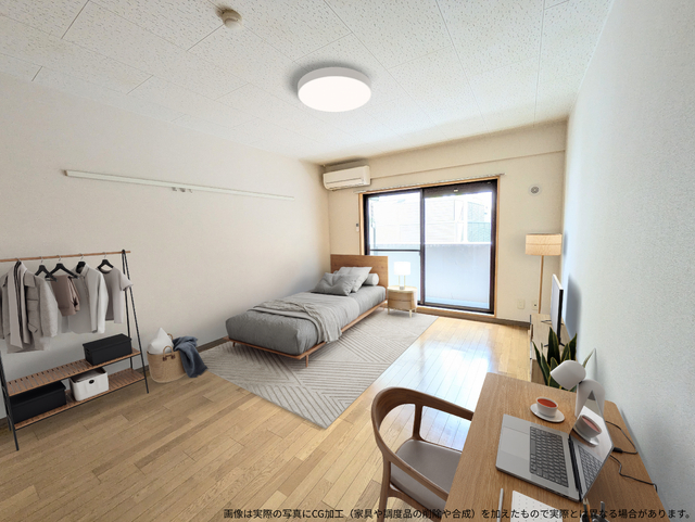 居室・リビング　★画像は実際の写真にＣＧ加工（家具や調度品の削除や合成）を加