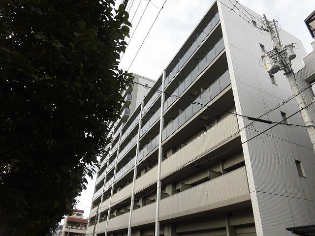 建物外観　淡路駅近、充実設備の1Kです