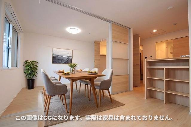 居室・リビング　家具や調度品の画像はＣＧとなります。