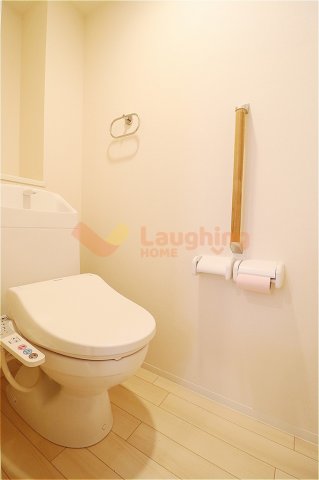 トイレ　ゆったりとした空間のトイレです