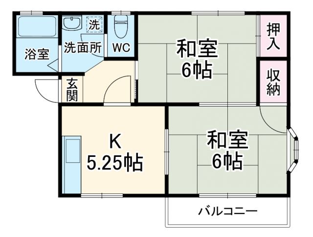 第3弥生コーポの間取り写真
