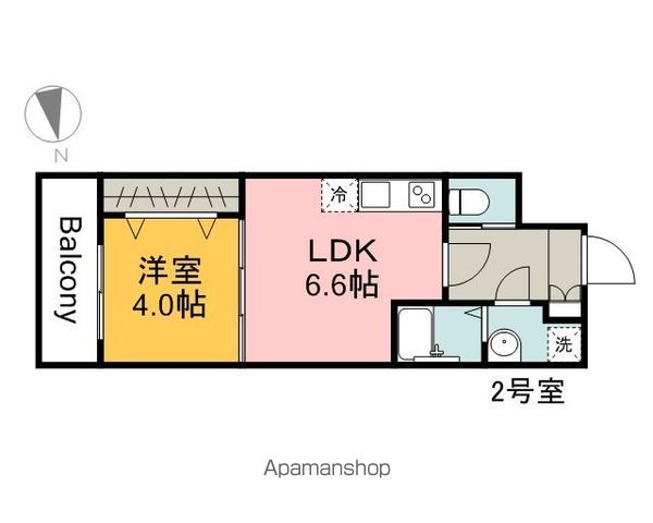広島電鉄白島線 白島駅 徒歩3分 10階建 築13年の間取り写真