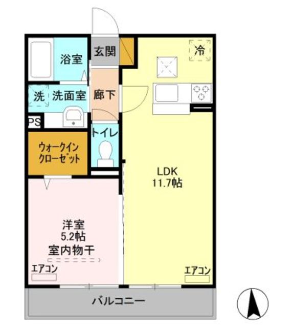 アイピジョンの間取り写真
