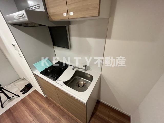キッチン　コンパクトなキッチンで掃除もラクラク