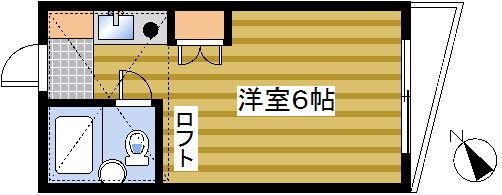 中野区野方のアパートの間取り