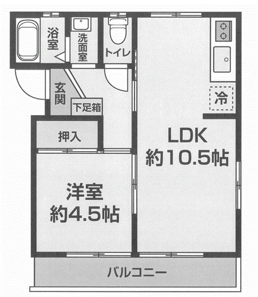 タウンショップ高城の間取り