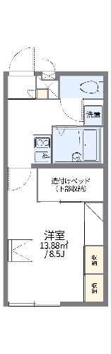 レオパレスヒガシノナミの間取り