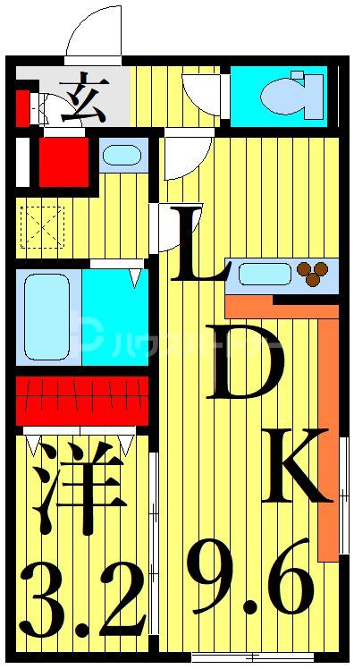 SQUARE南千住の間取り