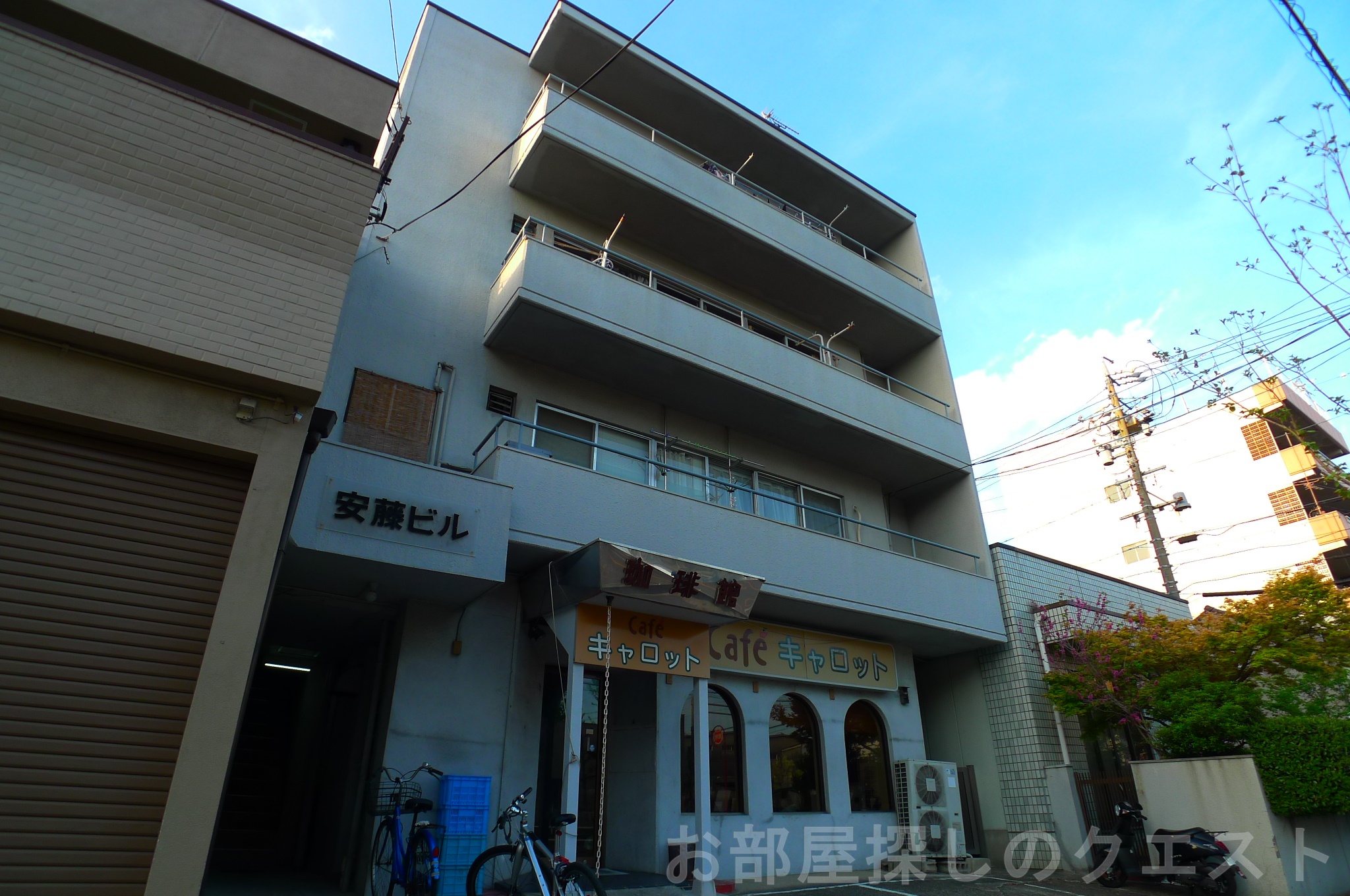 名古屋市昭和区白金のマンションの建物外観
