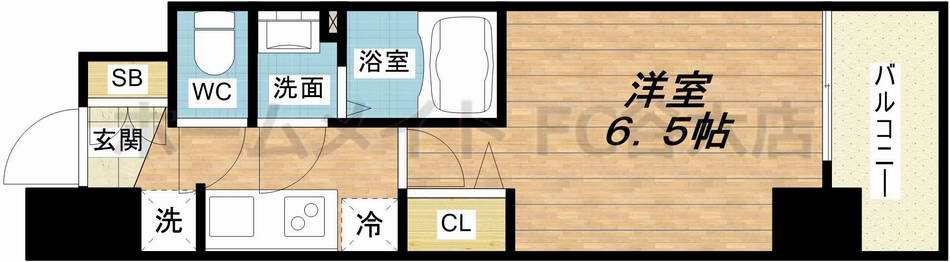 ララプレイス天王寺シエロの間取り