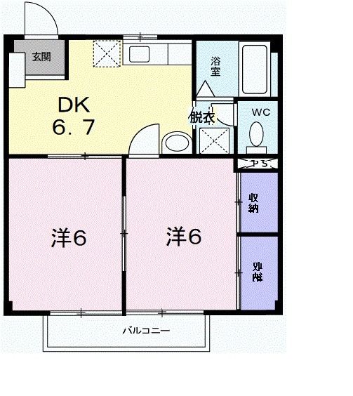 タウンズ永山の間取り