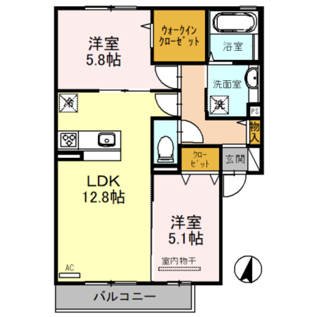 【アローラの間取り】