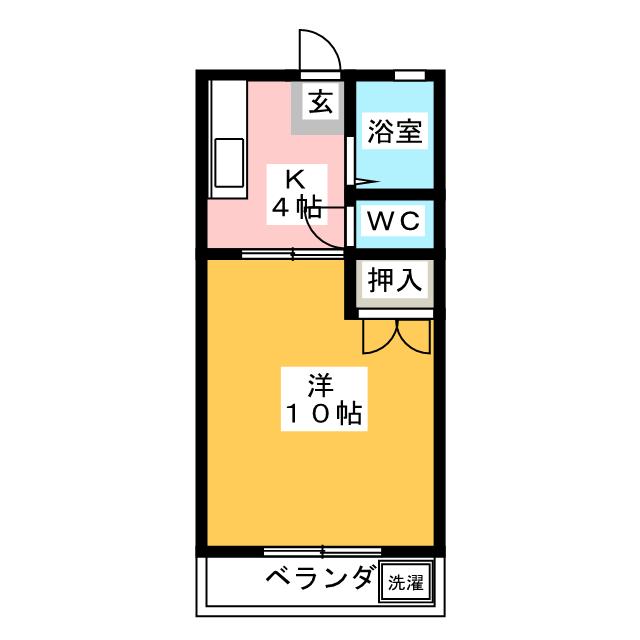 コウリュウマンションIIの間取り