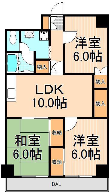 スタークレストの間取り